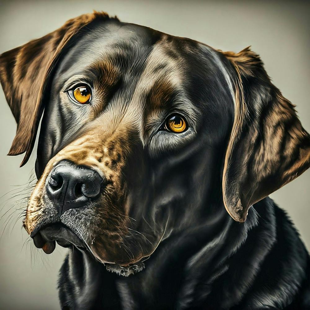 Portrait Of A Labrador Retriever