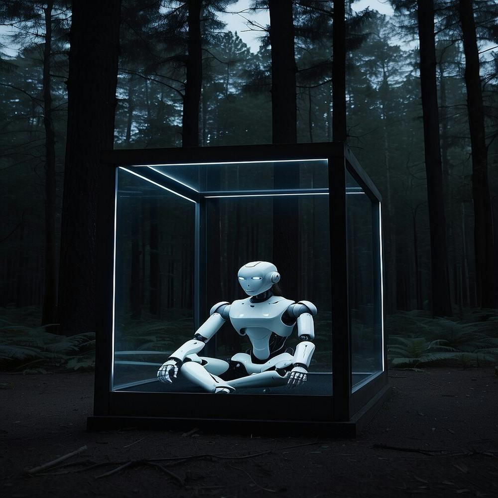Robot In A Glass Box