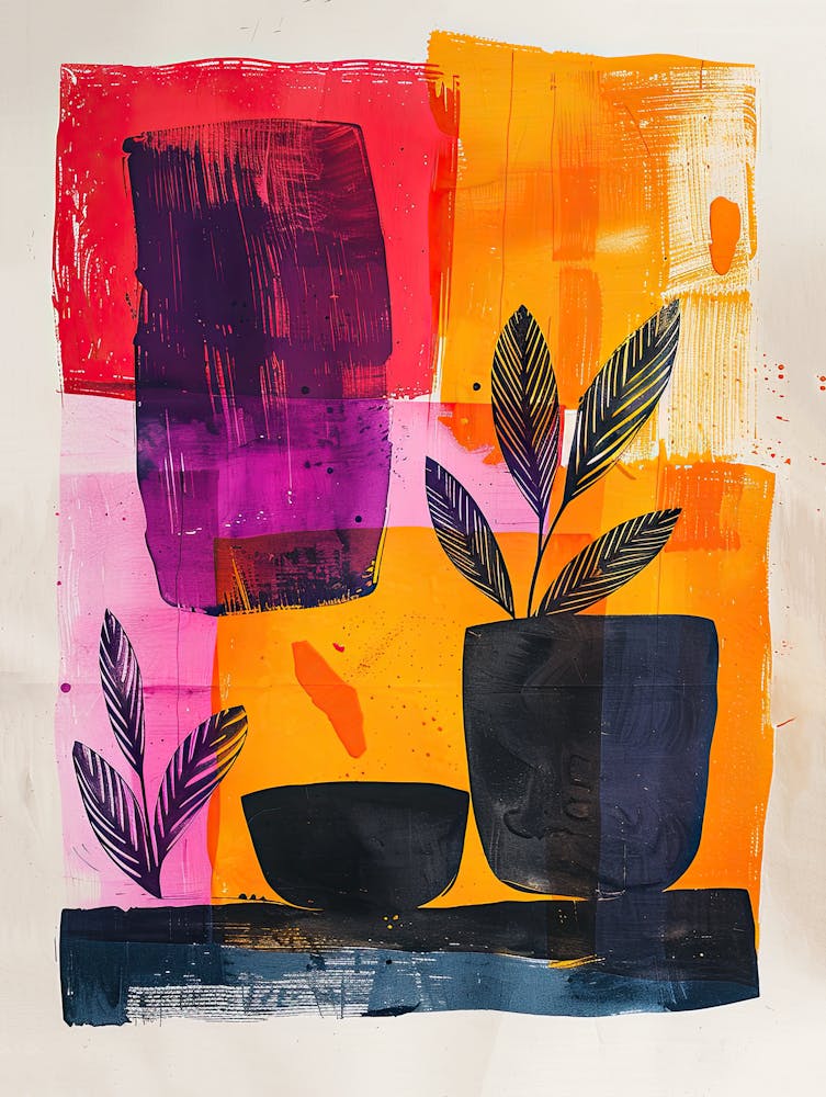 Abstract Bliss Matisse Style