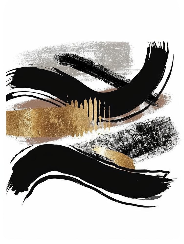 Abstract Brushstrokes 38