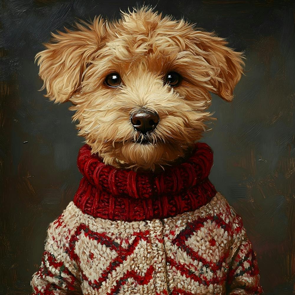 Christmas Golden Dog 8