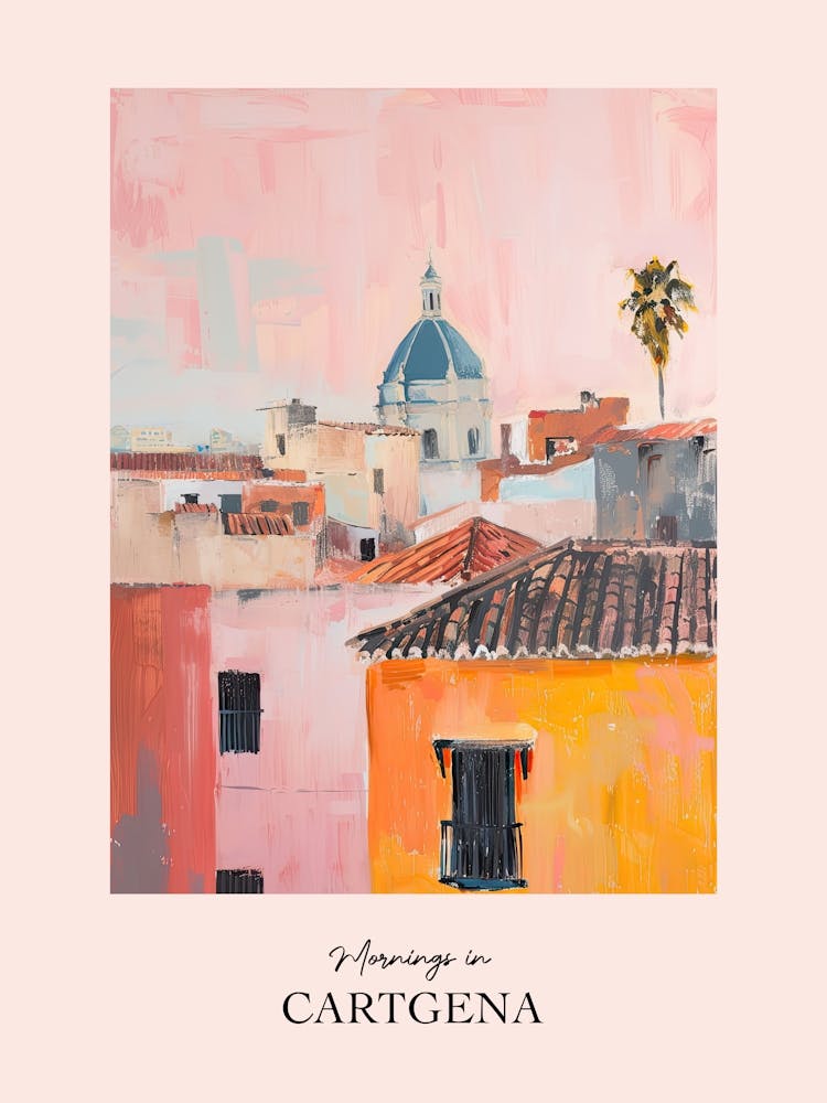 Mornings In Cartgena Rooftops Morning Skyline 2