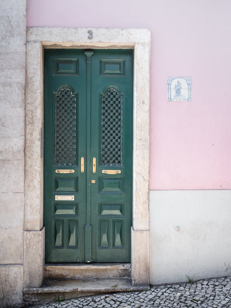 Pastel Pink House Number 3