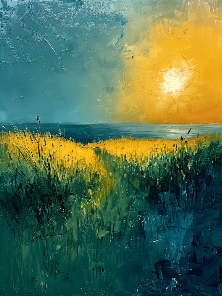 Sunset In The Meadow 1