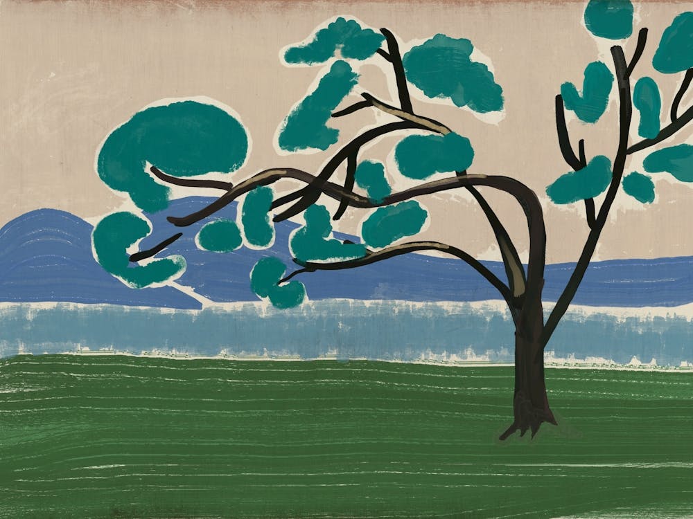 Tree In The Grass