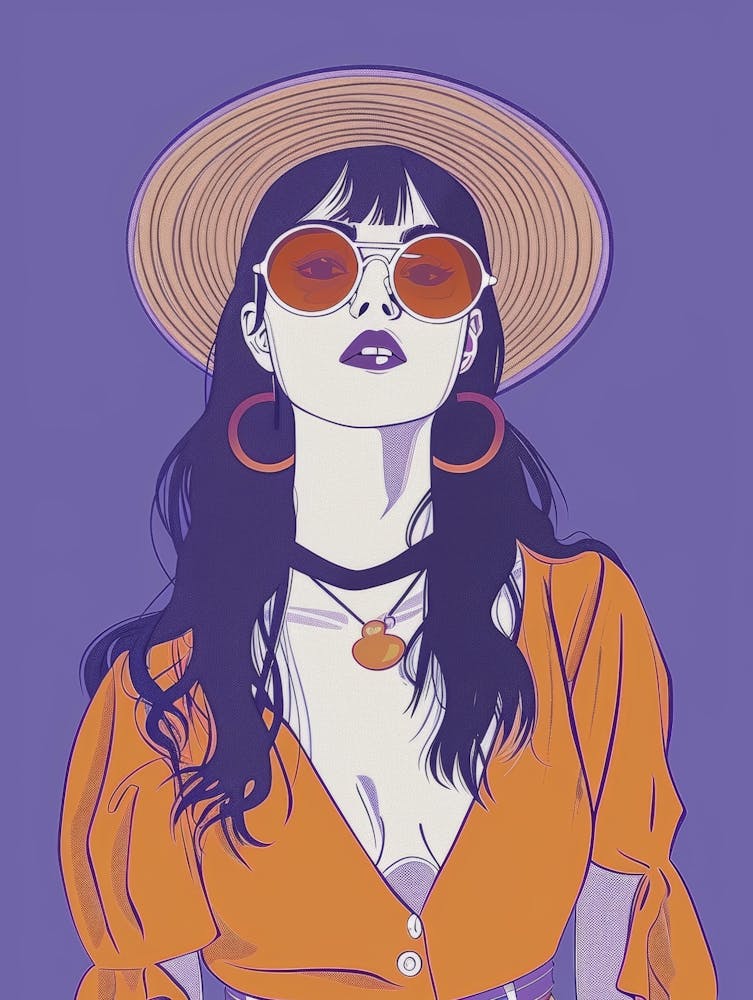 Girl In A Hat 14