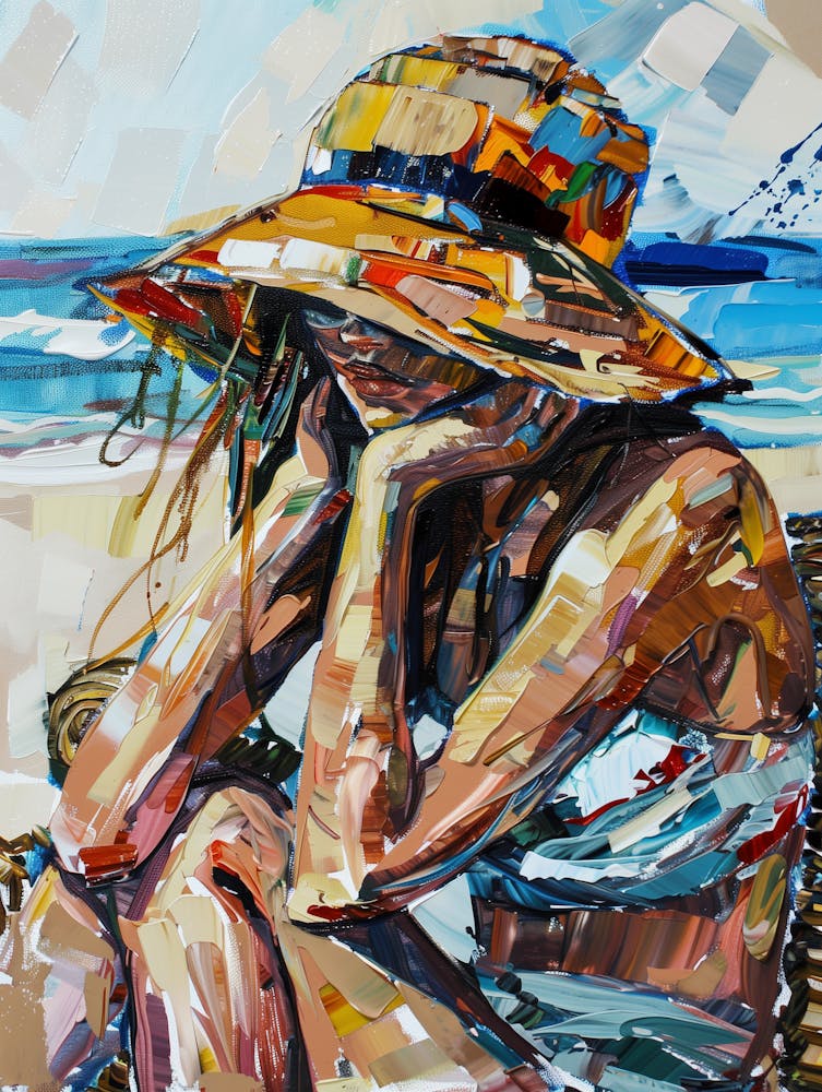 Woman On The Beach 1