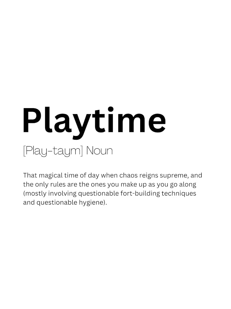 Playtime Definition Meaning
