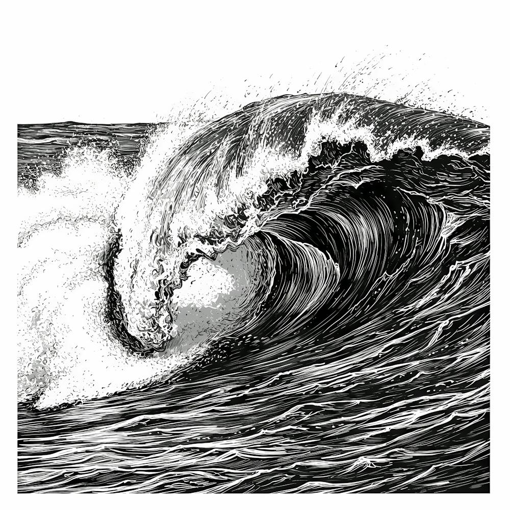 Wave Breaking In The Ocean