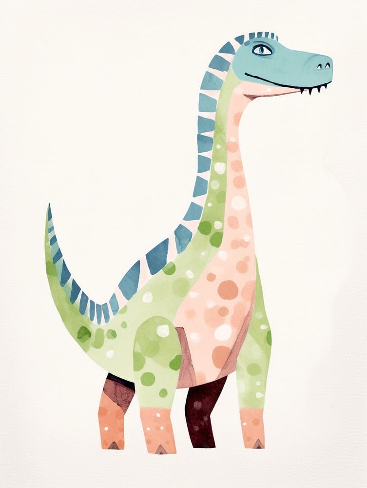 Nursery Dinosaur Art Baryonyx 3