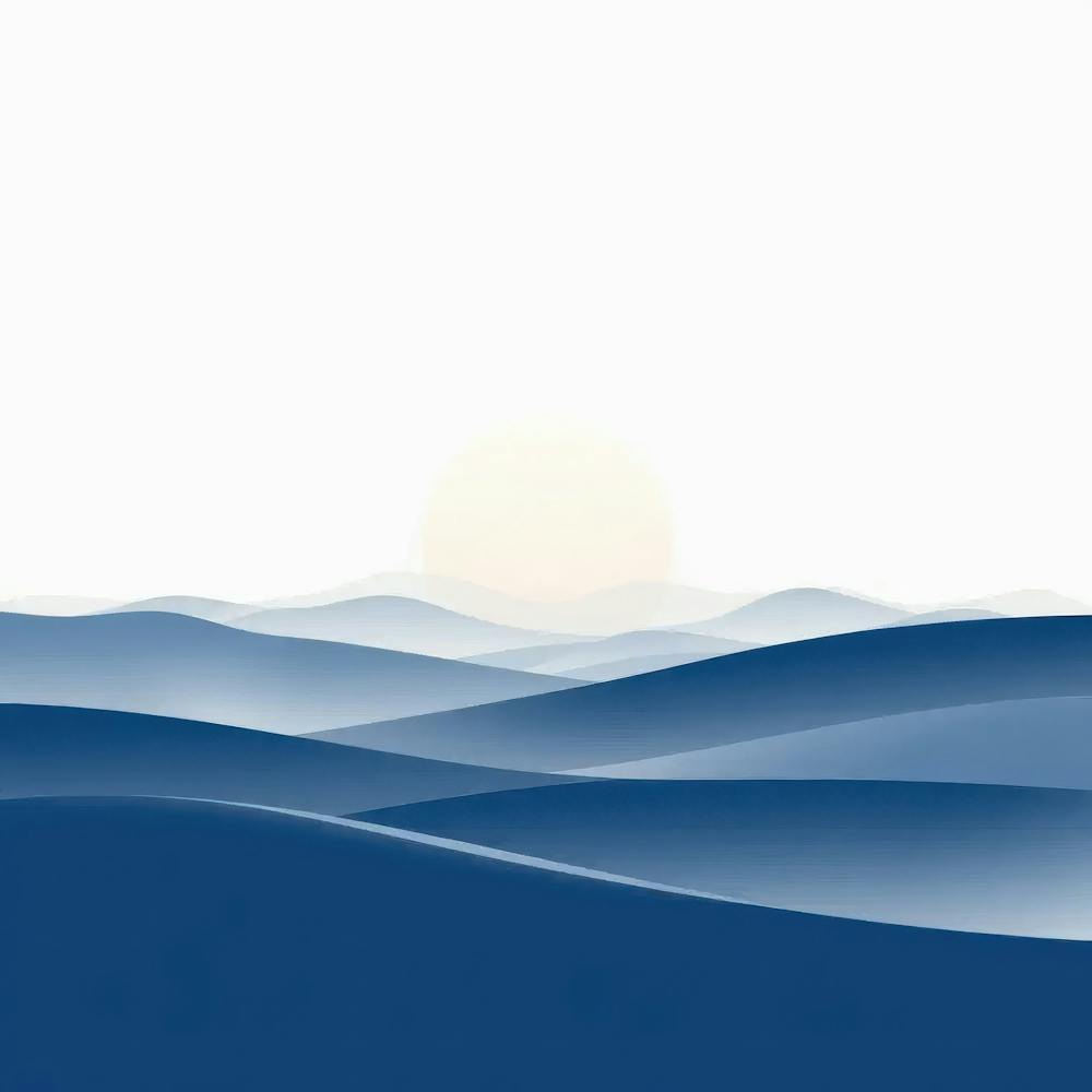 Blue Sky With Sand