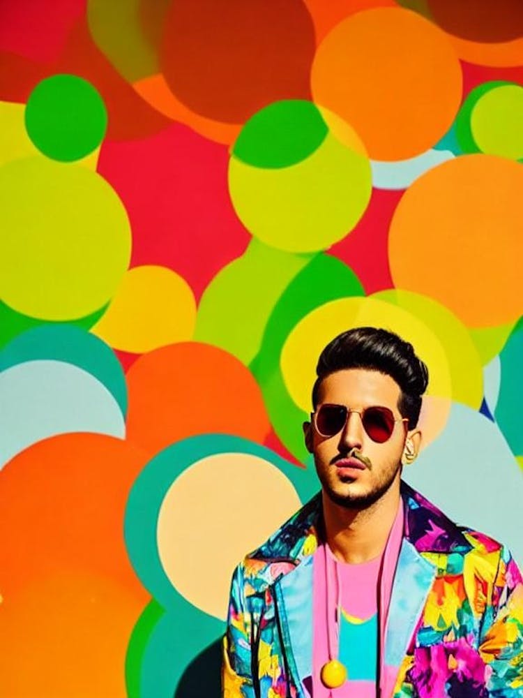 Sebastian Yatra Pop Art Coloré