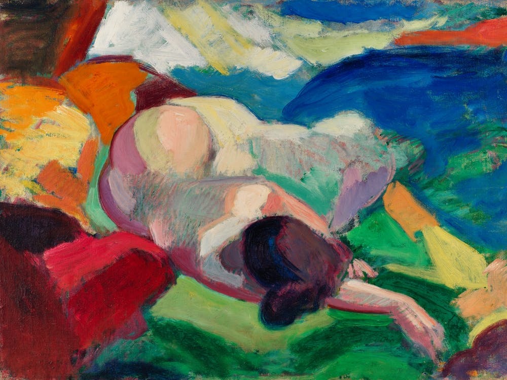 Naked Woman Posing Sensually, Nude, Carl Newman