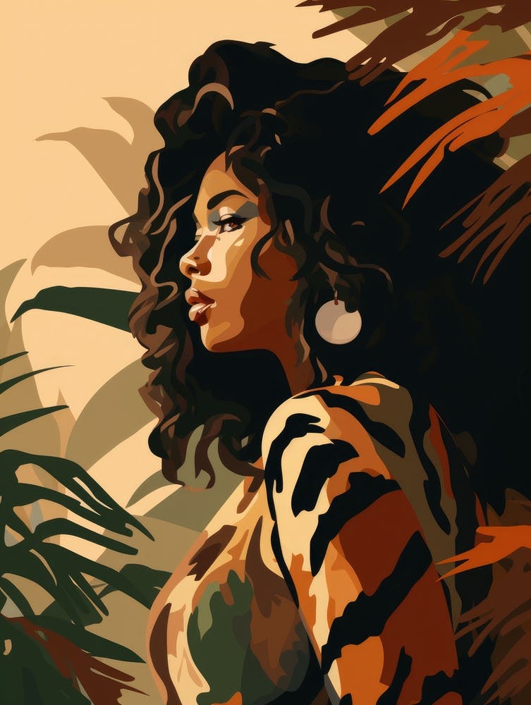 Afro-Mädchen 1