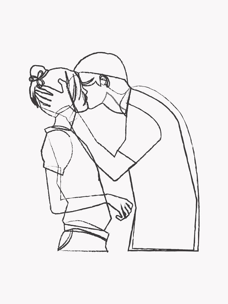 Kissing Couple
