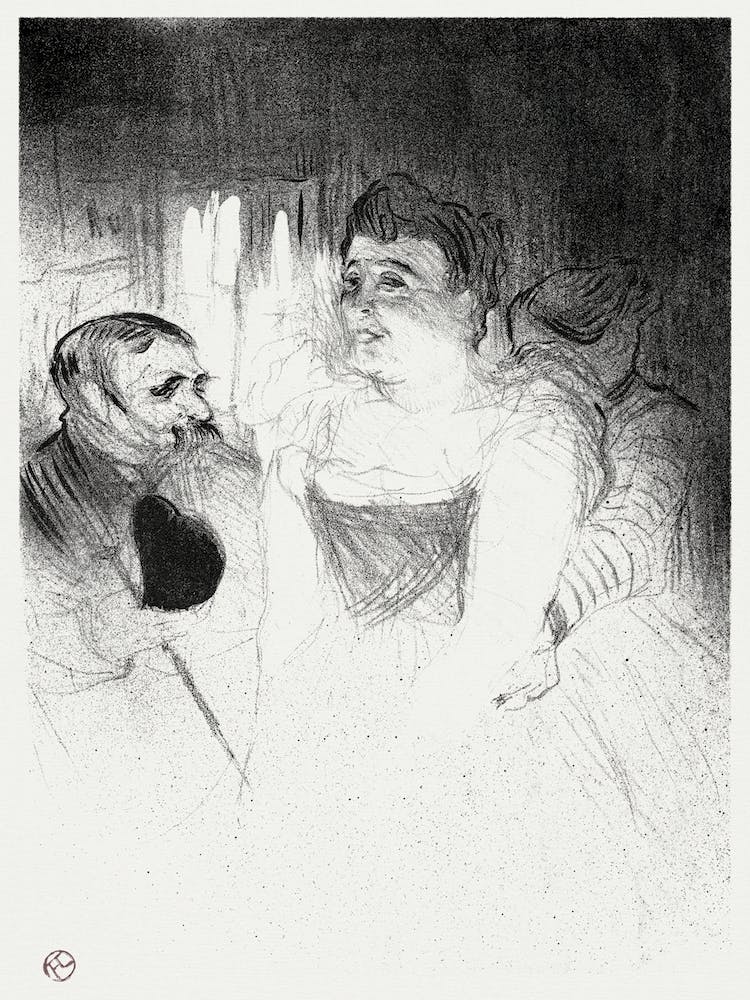 Judic In The Loge (1894), Henri de Toulouse-Lautrec