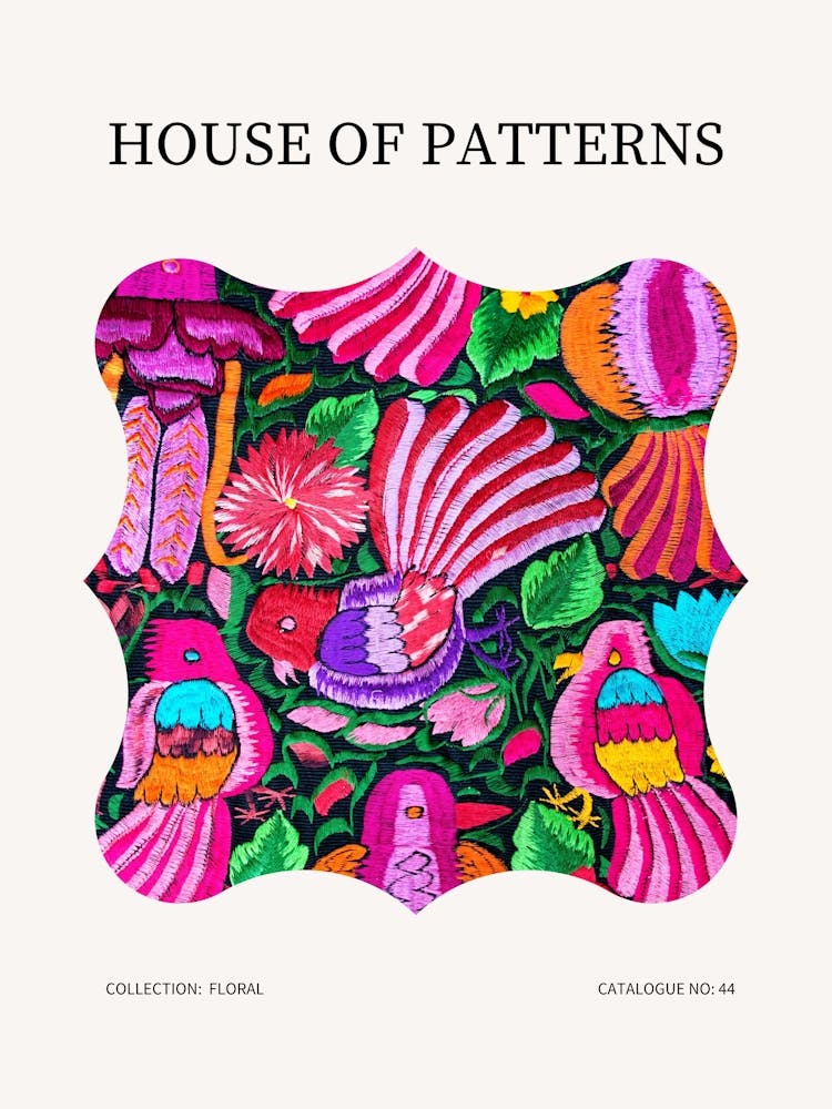 Floral Pattern 44 - Affiche