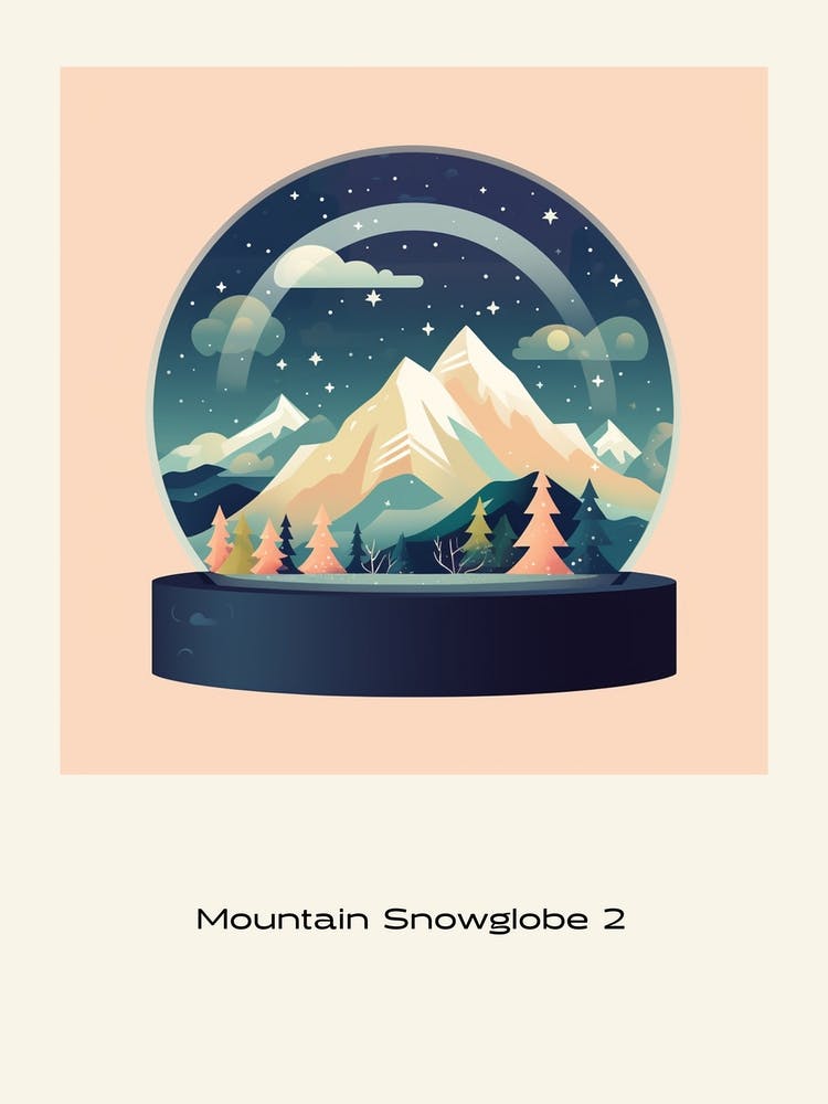 Mountain Snowglobe 2 Poster