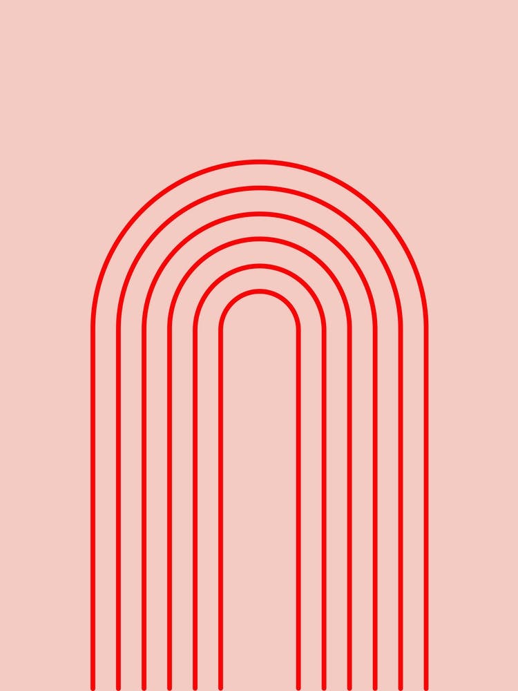 Modern Rainbow Pink