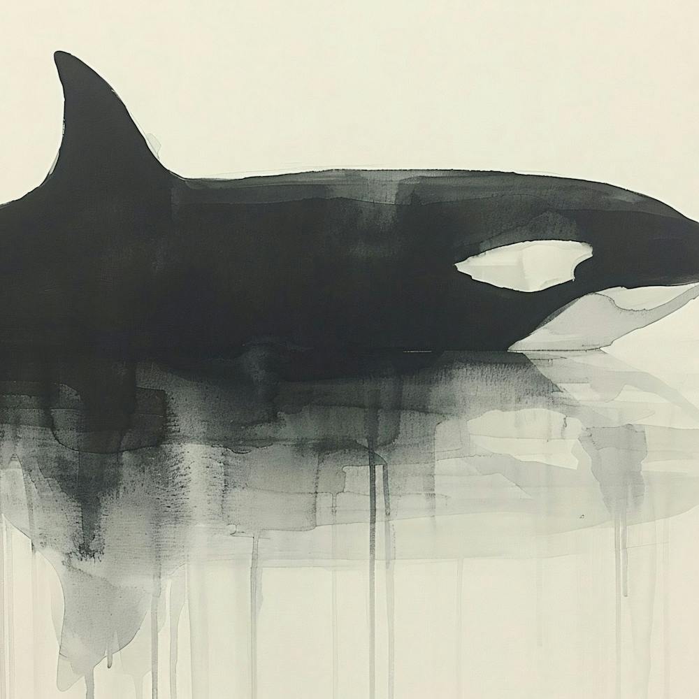 Orca in Ink