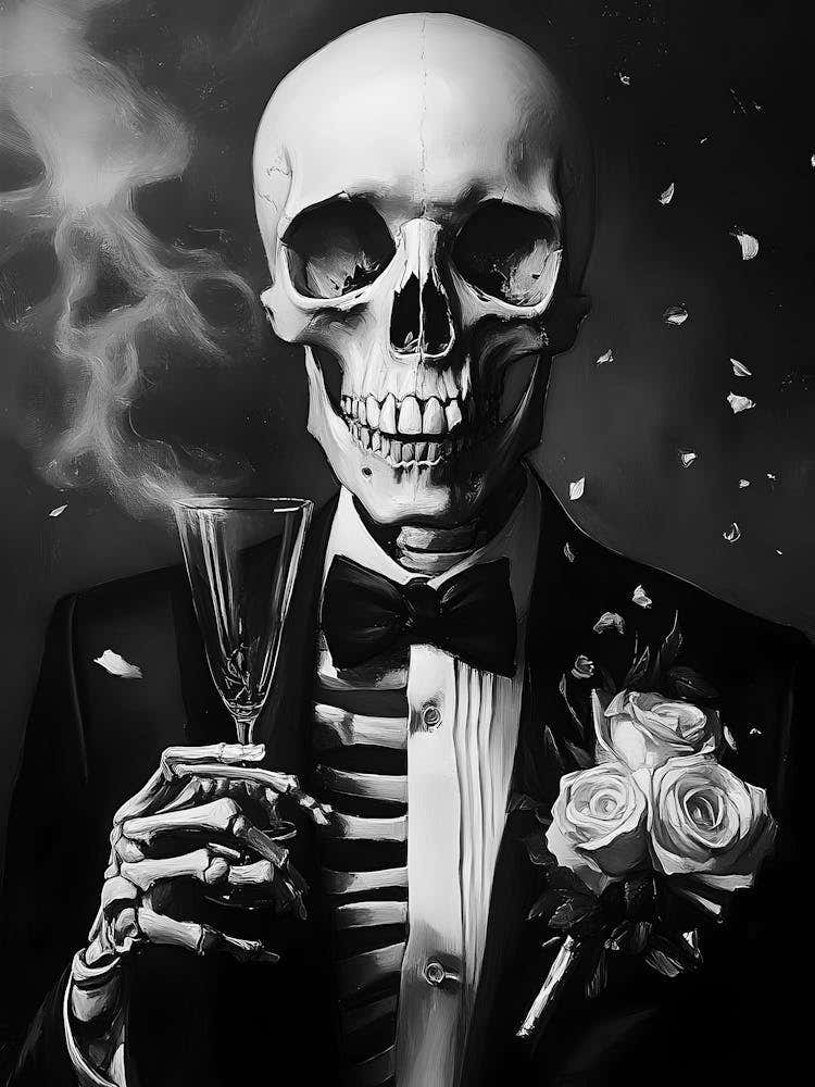 Skeleton In Tuxedo 1