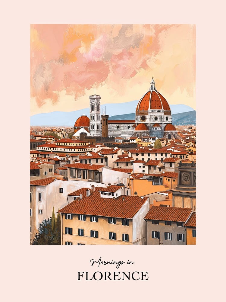 Mornings In Florence Rooftops Morning Skyline 4