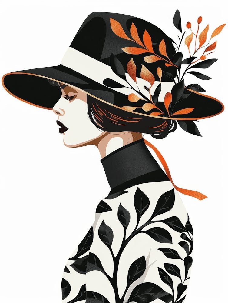 Woman In A Hat 91