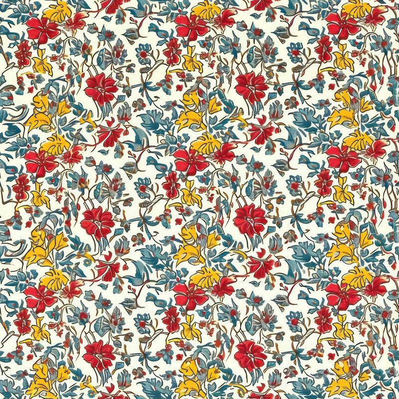 Lily Lane London Fabrics Floral Pattern 4