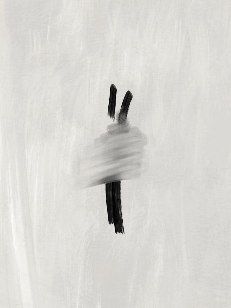 Black And White Painting