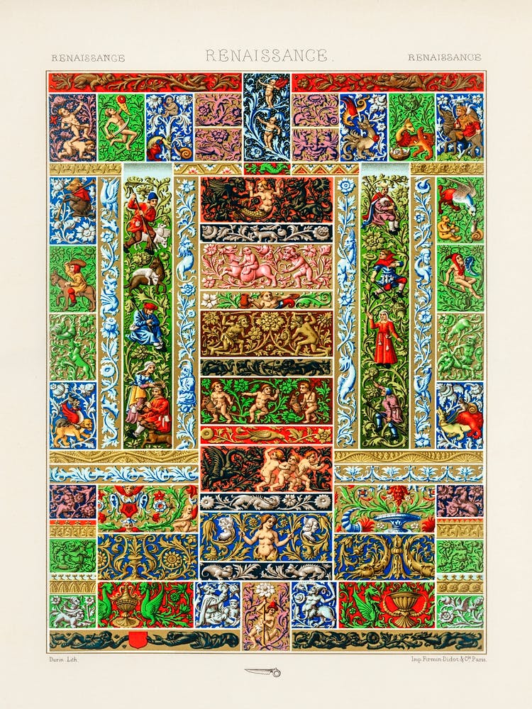 Renaissance Pattern, Albert Racine 1