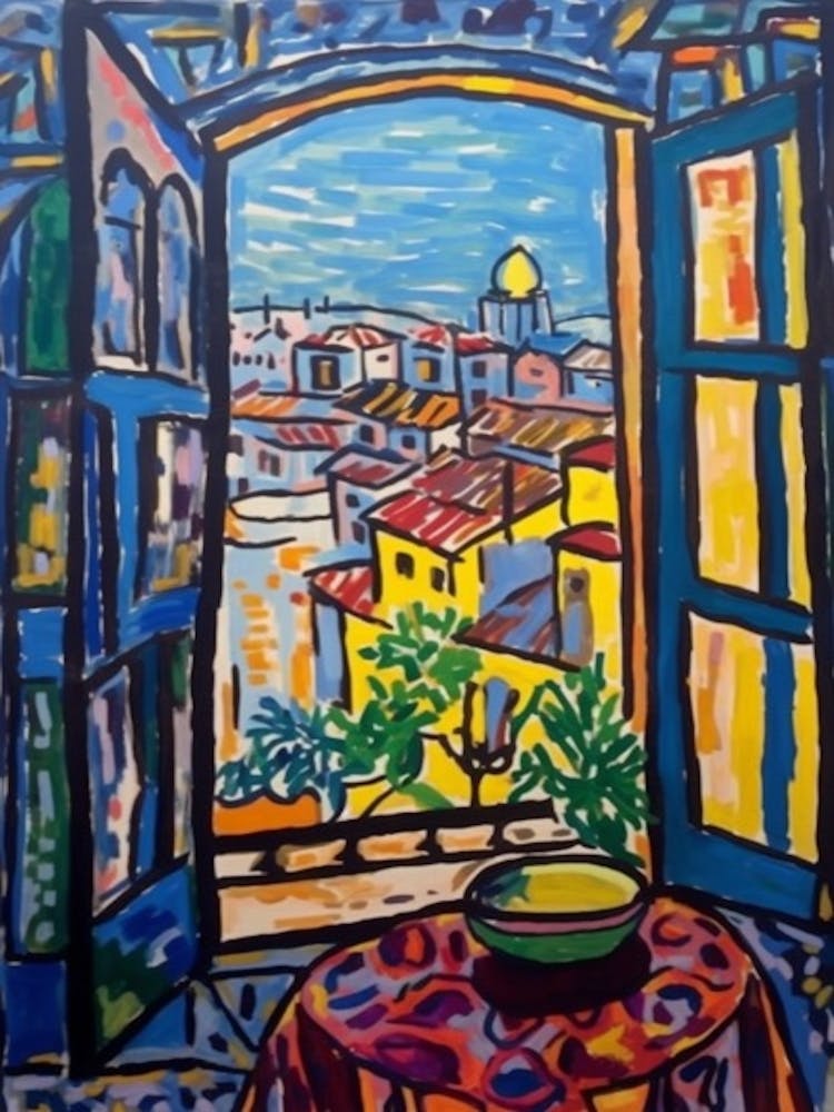 Window Moscow Russia In The Style Of Matisse 1