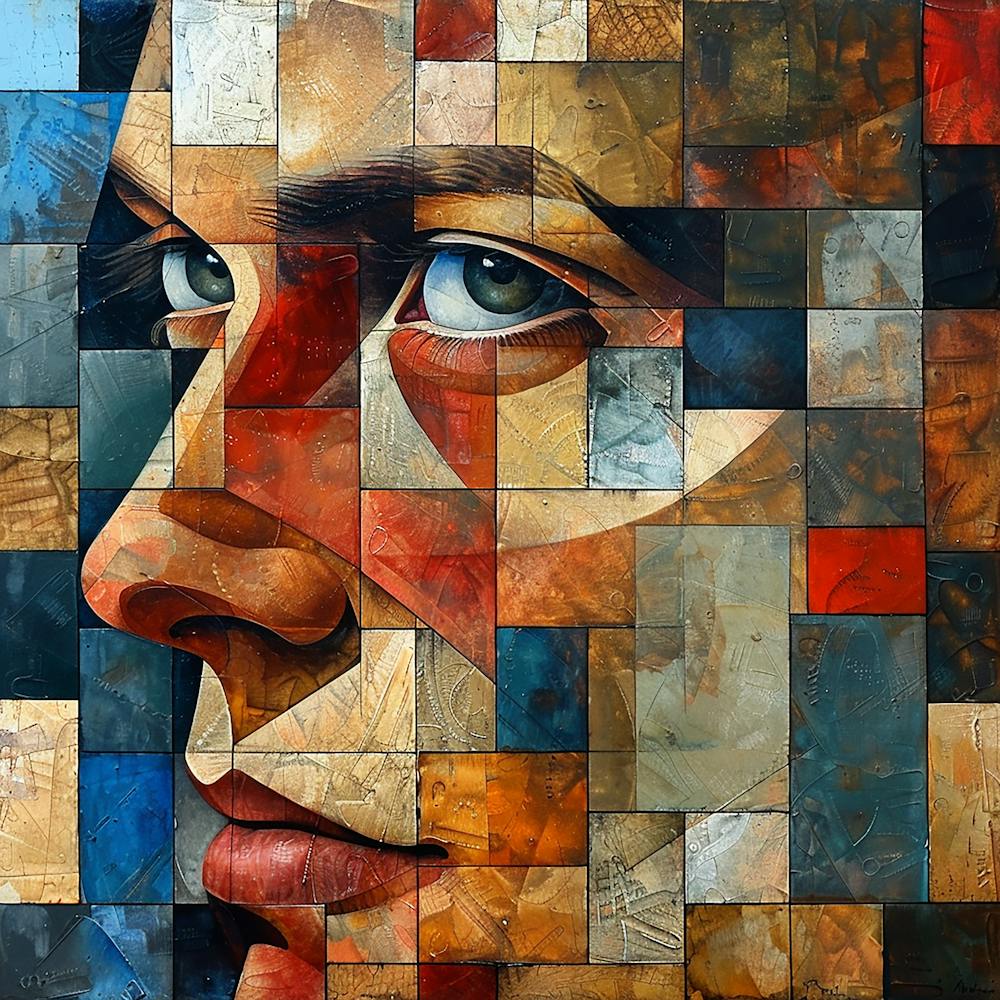 Abstract Portrait Of A Woman 7