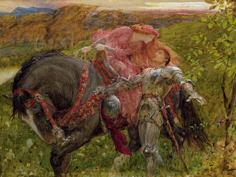 Study For ‘La Belle Dame Sans Merci’, Frank Dicksee