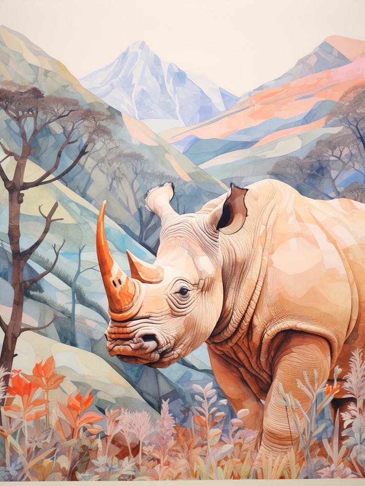 Pastel Rhino 3