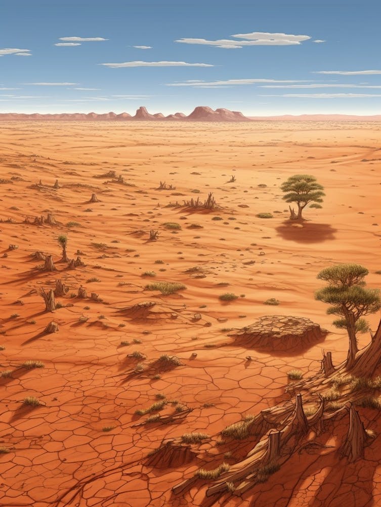 Simpson Desert Pixel Art 4