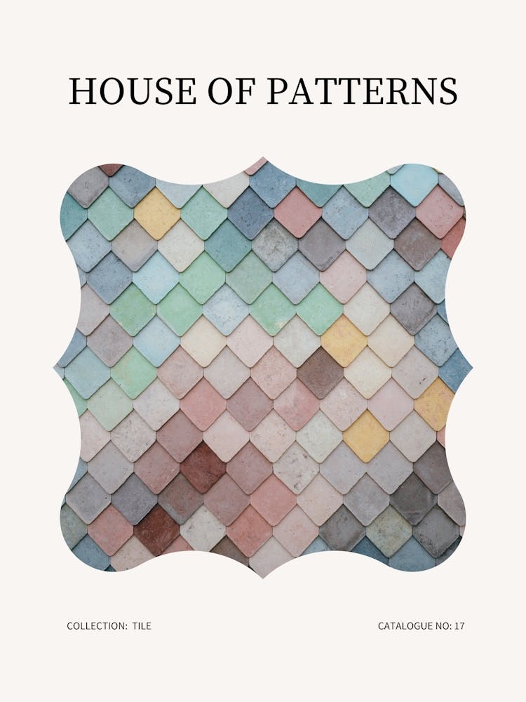 Tile Pattern Poster 17