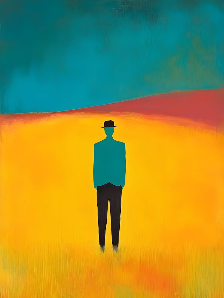 Man In A Field 1