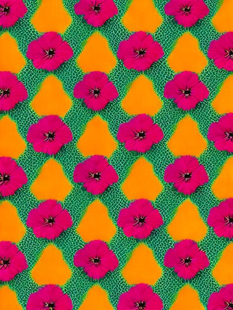Hibiscus 2 Andy Warhol Flower