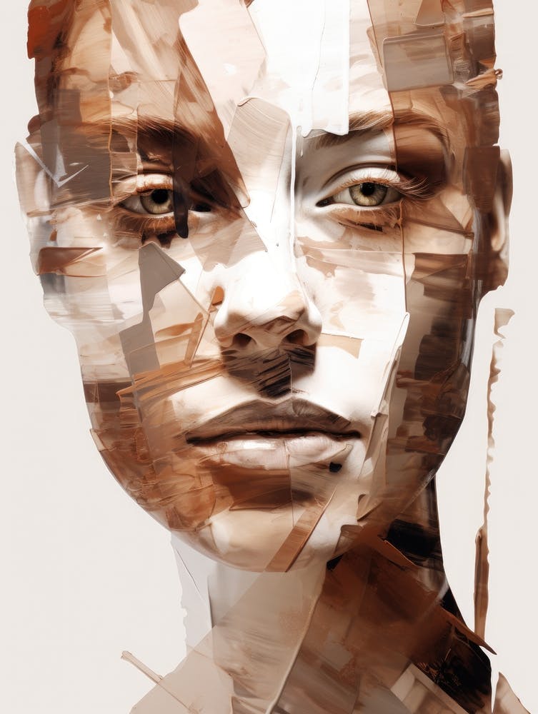 Abstract Portrait Of A Woman 18