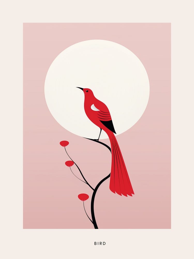Minimalist Bird Bird Poster