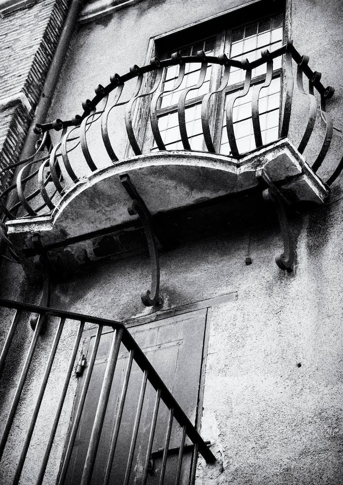 Castel Sant Angelo Balcony And Window In Rome