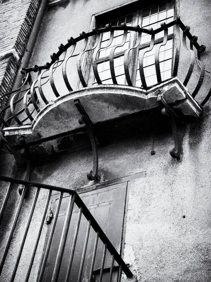 Castel Sant Angelo Balcony And Window In Rome