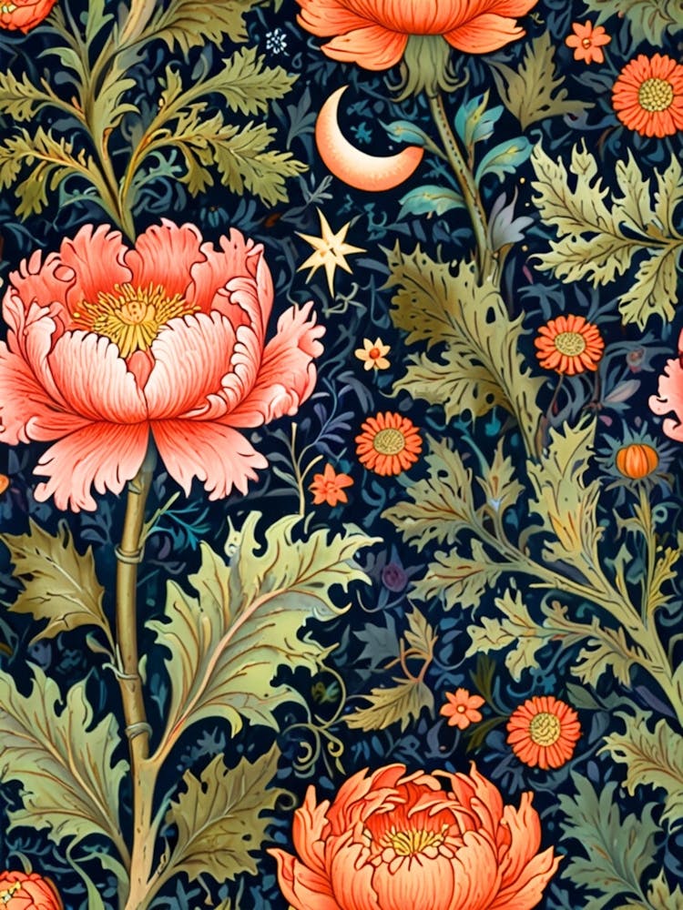 William Morris Peonies 2