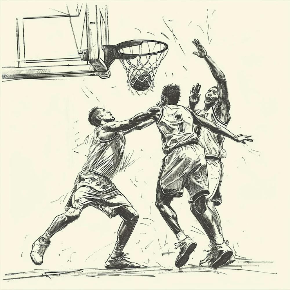 A Basketball Match Hand Drawn Sketch Illustratio 1718671009 3