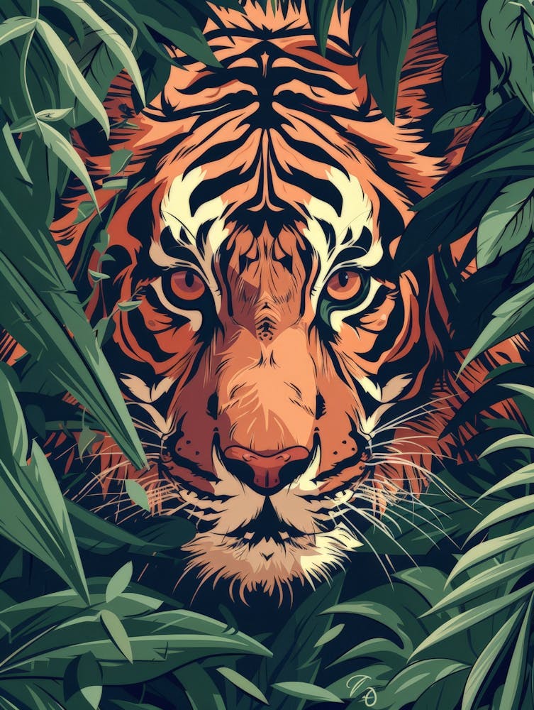 Tiger In The Jungle 44