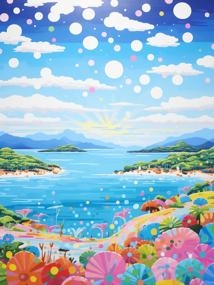 An Oil Painting Of Whitsunday Islands Australia 1