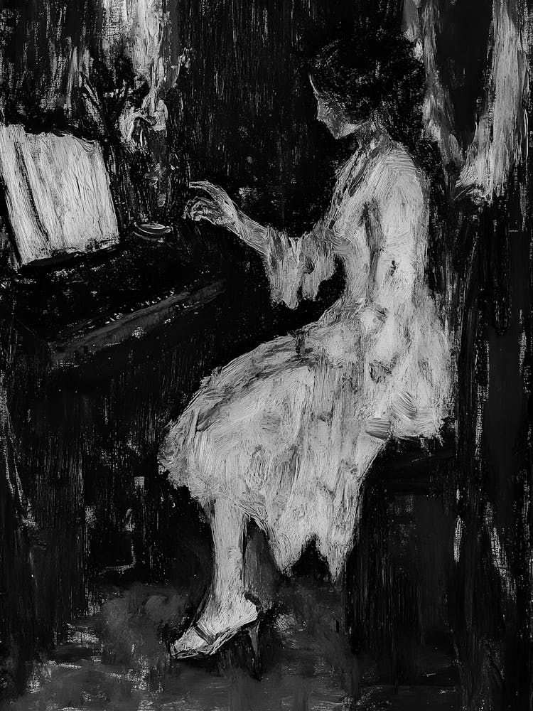 Lady At The Piano