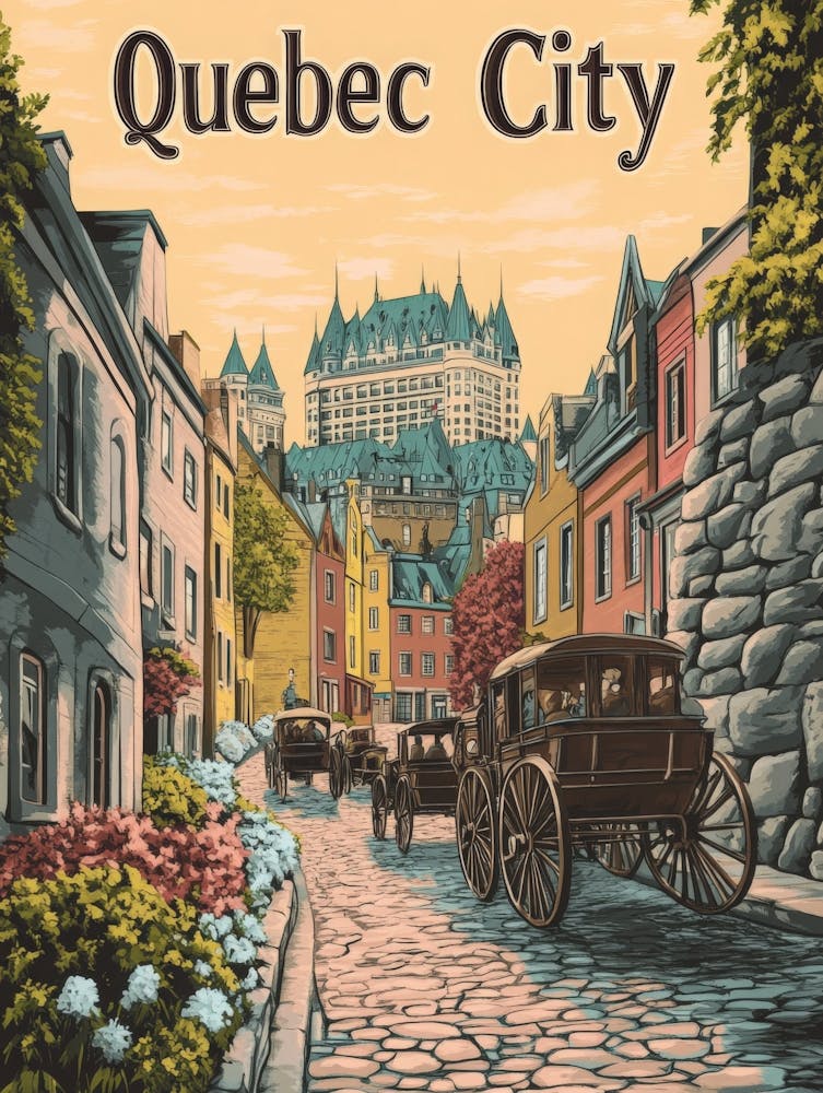 Aihrgdesign A Classic 1960s Travel Poster For Quebec City Sho Ce2ced45 Fb81 46c1 98e2 C8cc01e8a36a 3