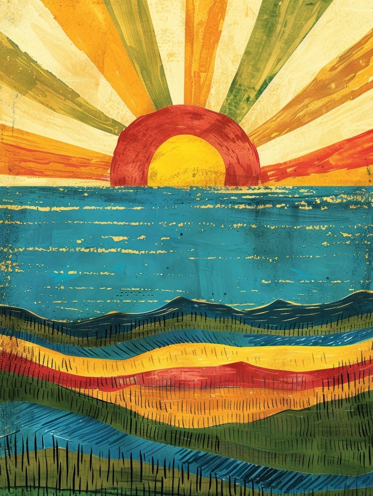 Sunrise Over The Ocean 11