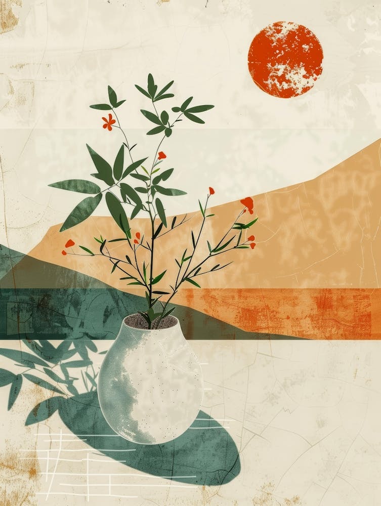 Pflanze in einer Vase 1